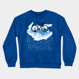 watercolor bicycle Crewneck Sweatshirt